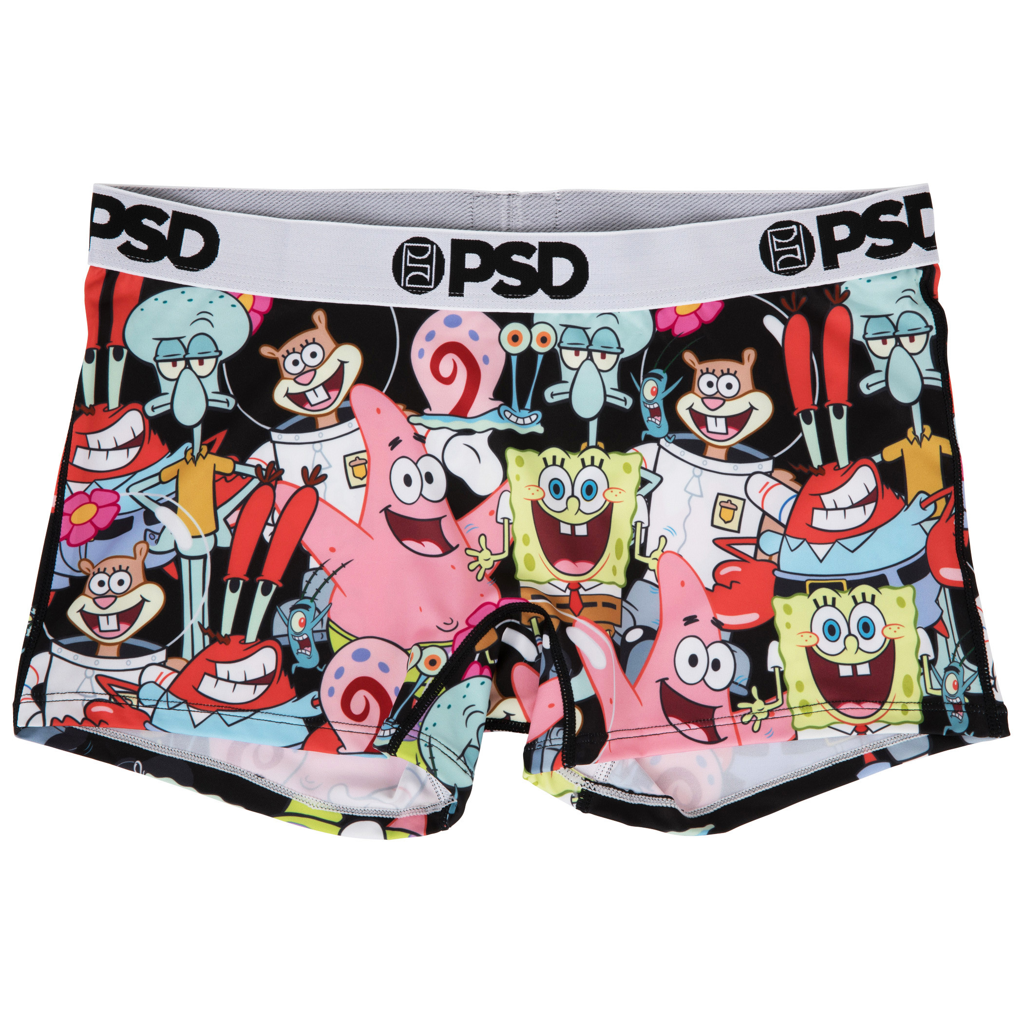 SpongeBob SquarePants Group Selfie PSD Boy Shorts Underwear